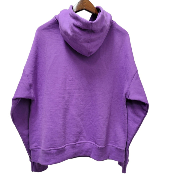Champion Authentic Women's Purple Hoodie Sweatshirt Size Large - Picture 6 of 9